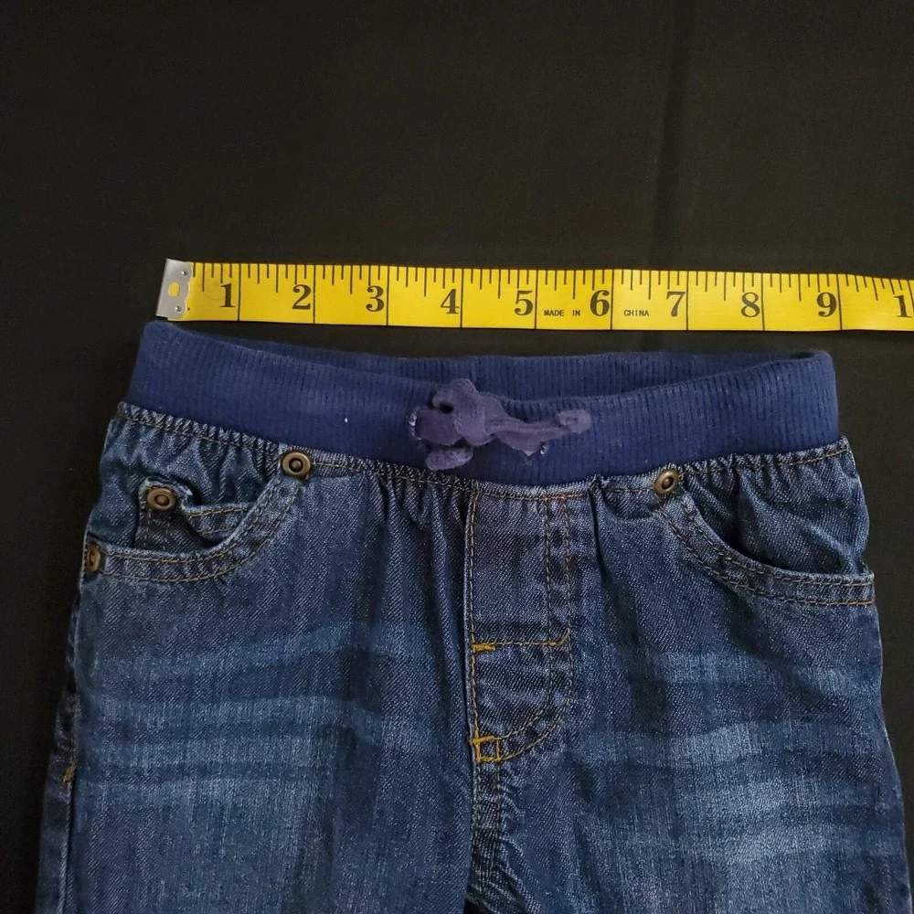 Simple Joys by Carters‎ Jeans Boys 3T Drawstring Pockets Solid Denim Distressed